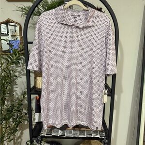 Kenneth Cole Geometric Polo  golf shirt size xl